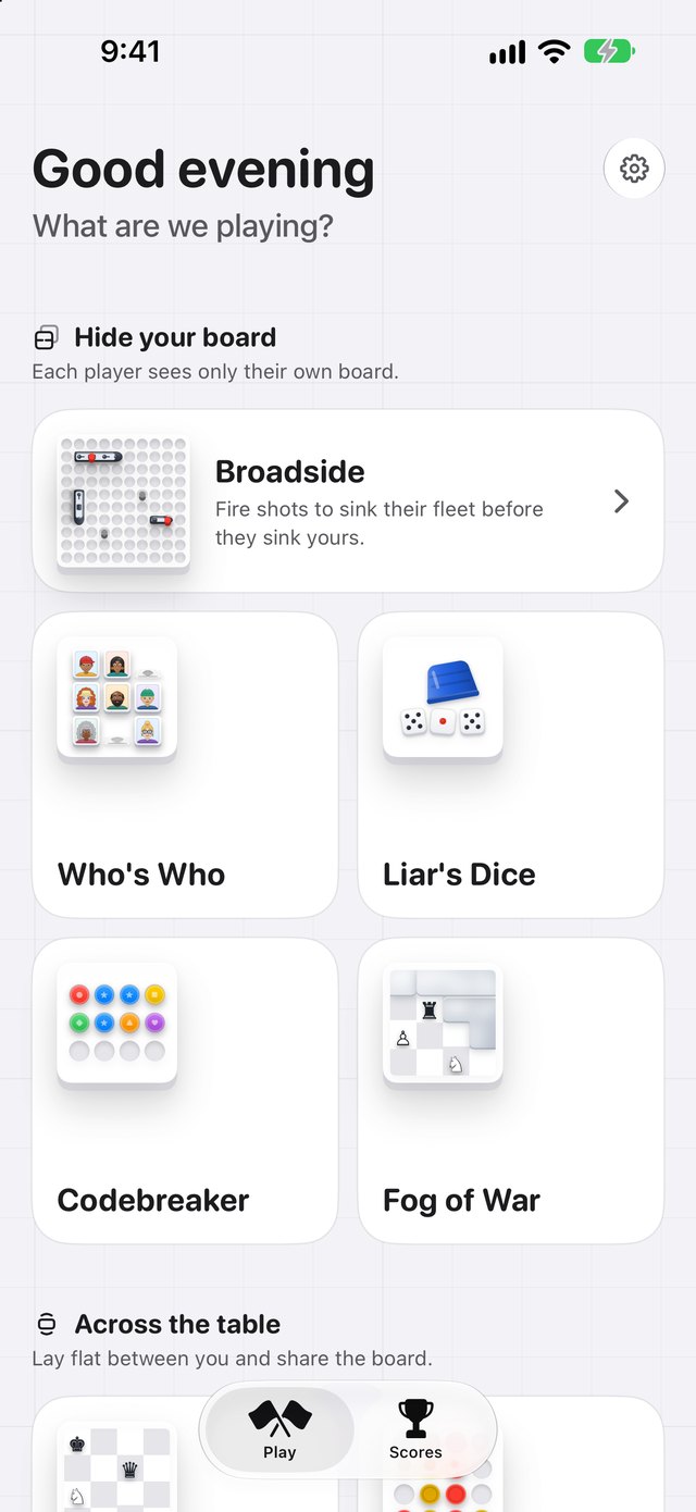 Twofold on iPhone: the game list